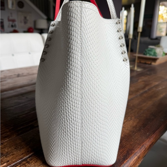 Christian Louboutin Snakeskin Large Cabarock Tote - Picture 5 of 16